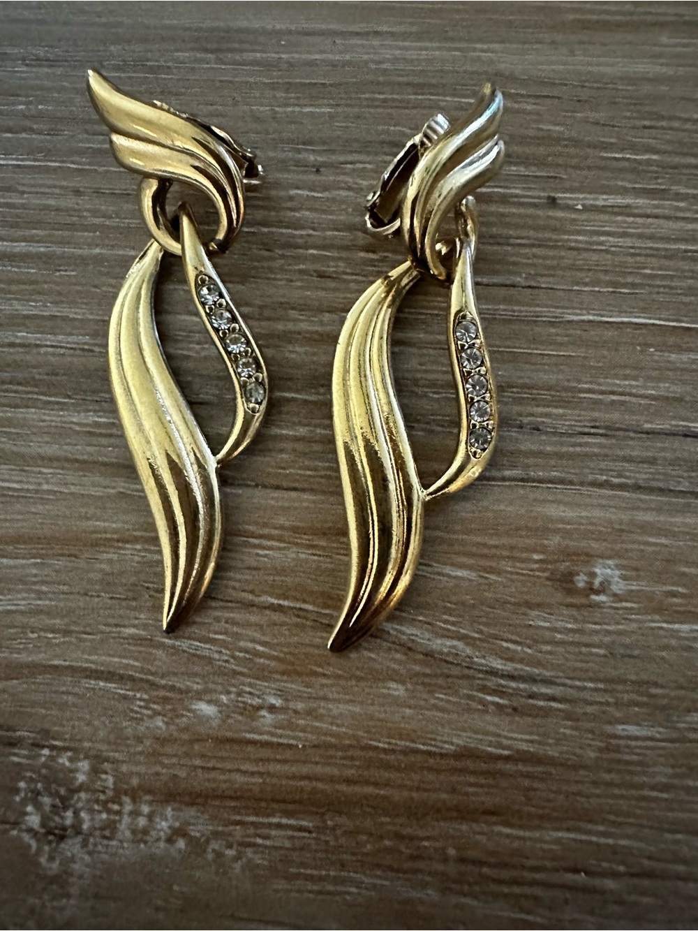 Art Deco Revival Dangle Earring Clip On